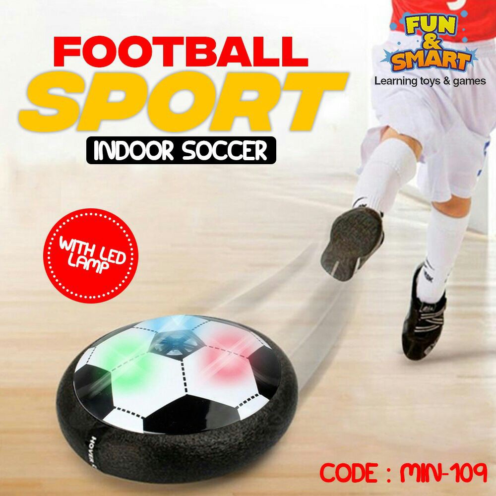 HOVER BALL Air Power Sepak Bola Tenaga Udara INDOOR SOCCER Hover Ball LED Light
