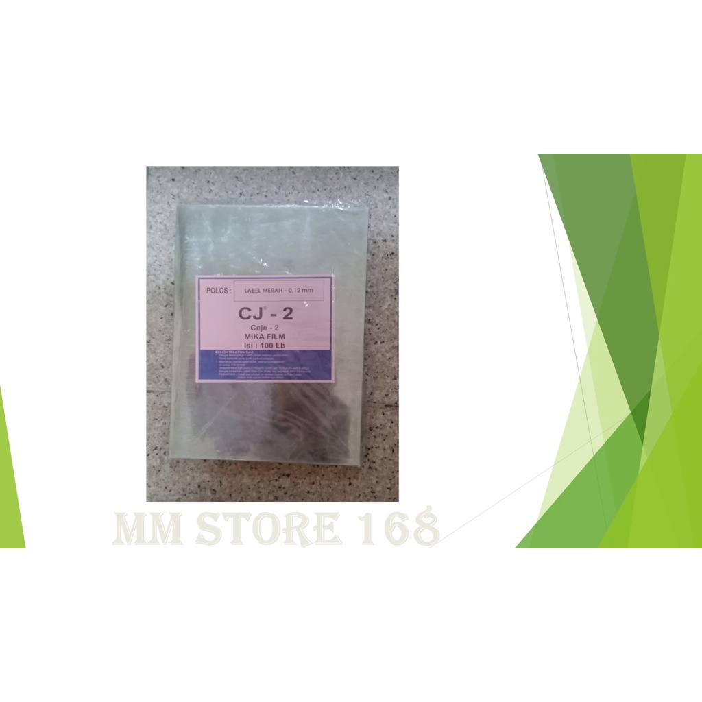 Cover Mika / Cover Jilid Plastik Tebal 0.12 Micron