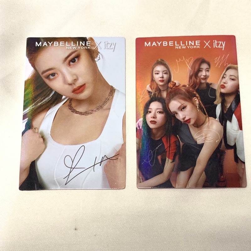 Photocard/PC Itzy Lia, Grup Press Play Maybelline x Itzy