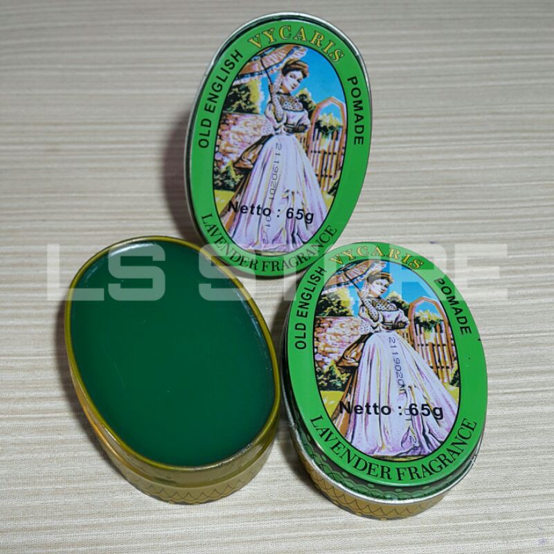 OLD ENGLISH VYCARIS POMADE SOLID LAVENDER HIJAU FRAGRANCE 65 gr