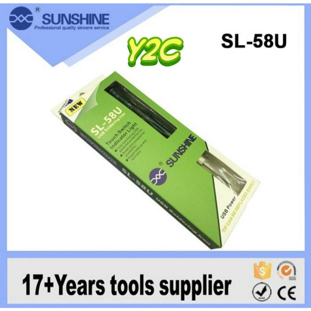 SOLDER SUNSHINE USB SL-58U 8W / ALAT SERVIS HP   LARIS