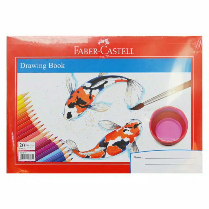 

Adn Drawing Book Fish A4 Faber Castell / Buku Gambar A4 Faber Castell