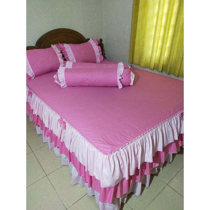 Sprei Rumbai Susun 3/ Sprei Pengantin/ Sprei Homemade