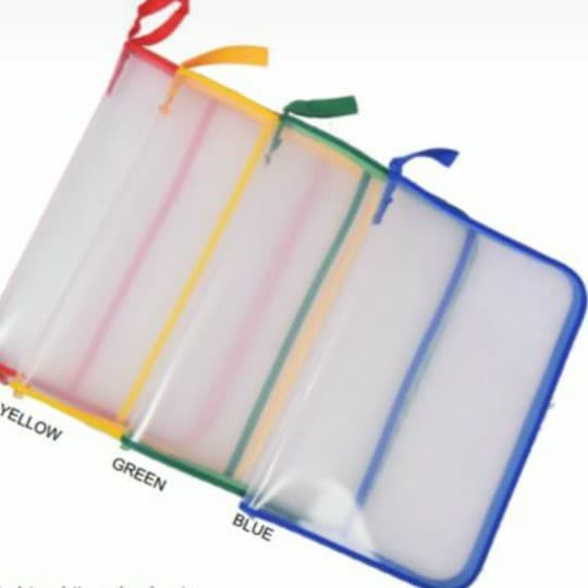 

Map Plastik Resleting Folio / Zipper Bag Jaring