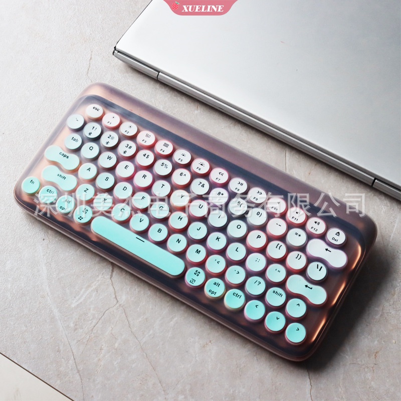 Luofei dot Pelindung keyboard wireless bluetooth Anti Debu Bahan Silikon