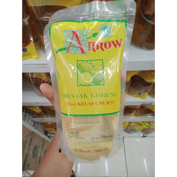 

Arrow Minyak Goreng dari Kelapa Murni 1 L