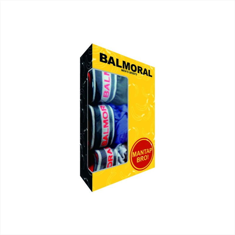 CELANA DALAM PRIA DEWASA BALMORAL ORIGINAL(CDC-007).SATU BOX ISI 3 PCS.