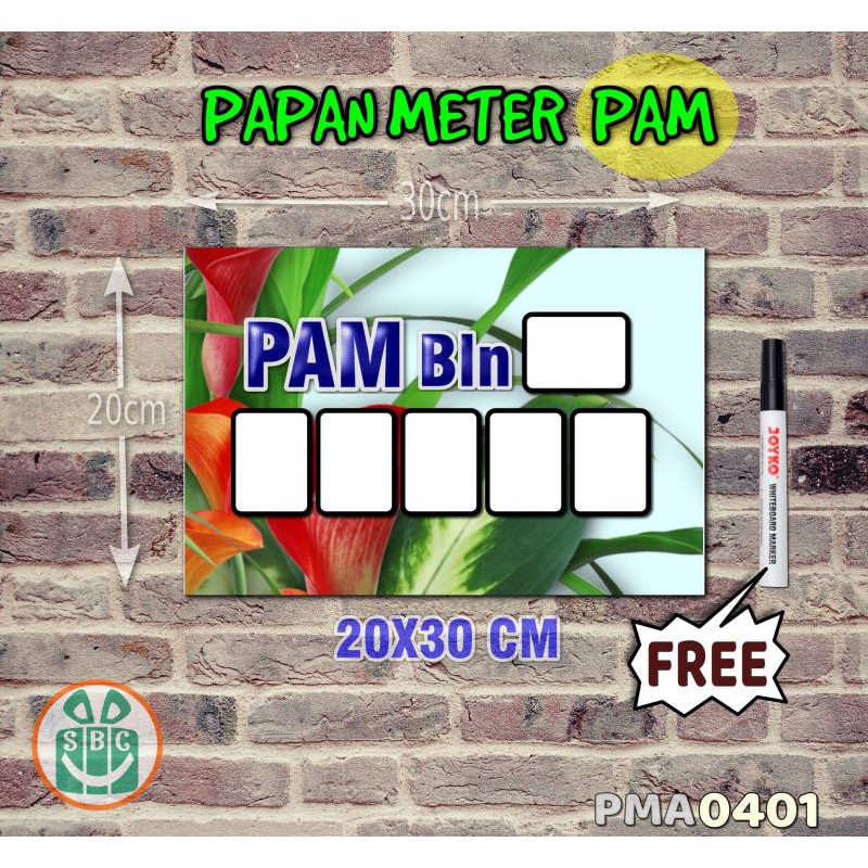 

Stokastik Papan Meter Listrik PLN PAM motif Unik - Tropical 01