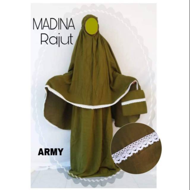 Mukena Peparing Premium  Polos Renda | Mukena Bali | Mukena Madina | Mukena Rayon