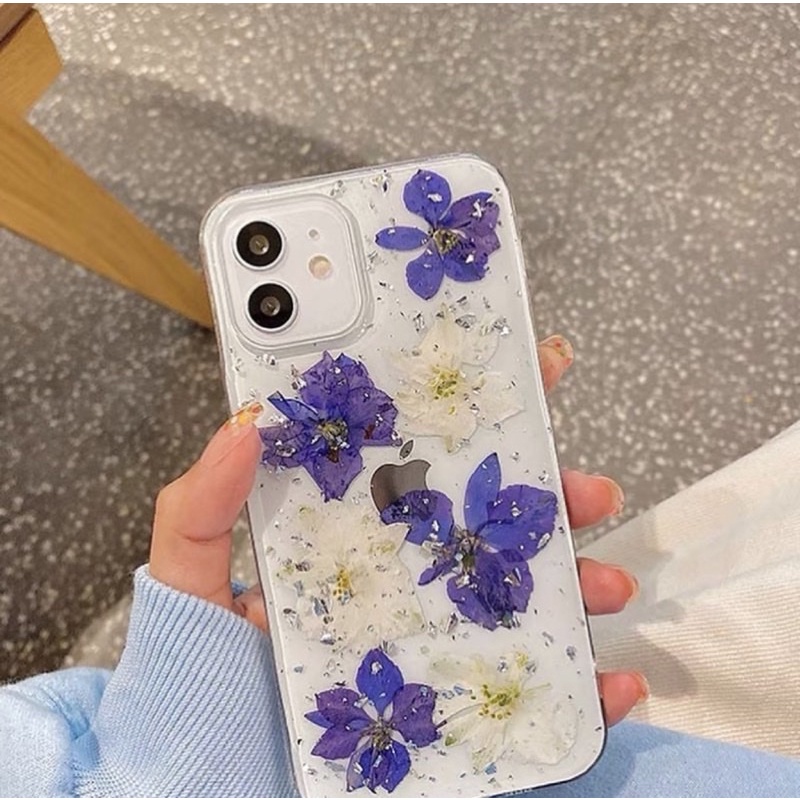 Dried Flower Case Oppo A54 A74 5G A53 A33 A11k Vigo V21 X60 V11 Pro Y51A X50 Samsung A72 A52 A32 M02