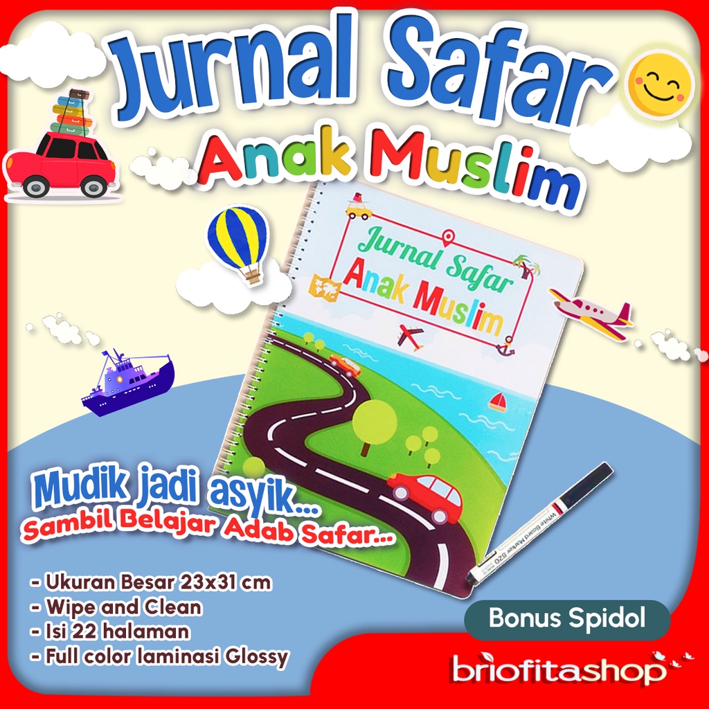 Buku Bacaan Anak Buku Aktivitas Jurnal Safar Anak Muslim