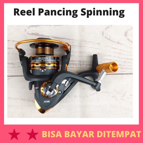 LK/JK2000 Reel Pancing Spinning 5.2:1 Ball Bearing 13/12 / Reel Rell Rel Ril Riil Rill Gulungan Katr