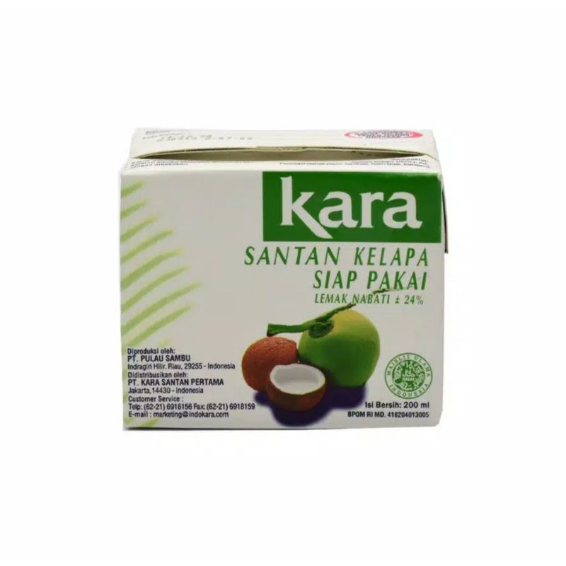 

SANTAN KARA / COCONUT MILK KARA 200 ML/PACK
