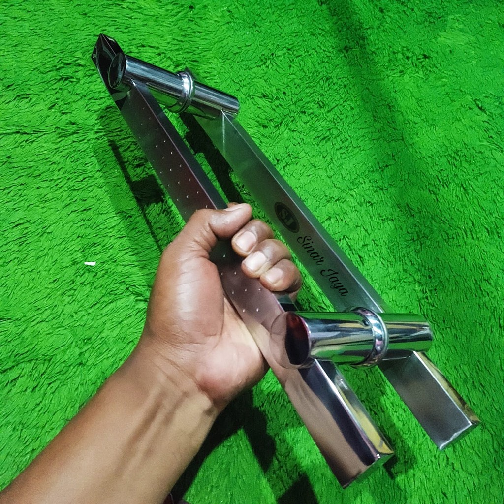 pull handle pintu baut tembus kotak SPB gagang tarikan pintu stainless pegangan pintu minimalis kota terbaru