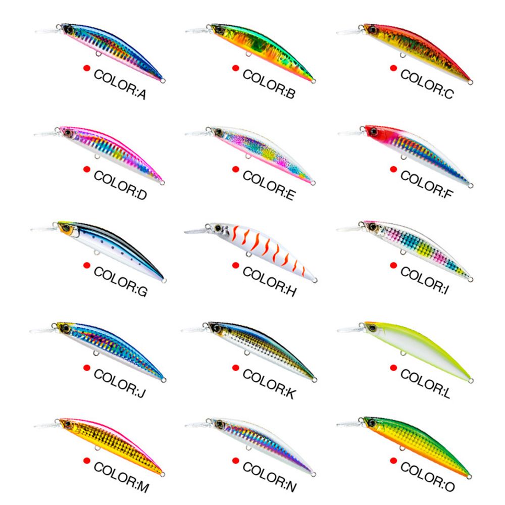 TOP 27g/90mm 37g/110mm Fish Hooks Pesca Issen Long Casting Lure Minnow Baits Crankbaits Sinking Stream Bait Striped bass Multicolor Minnow Lures