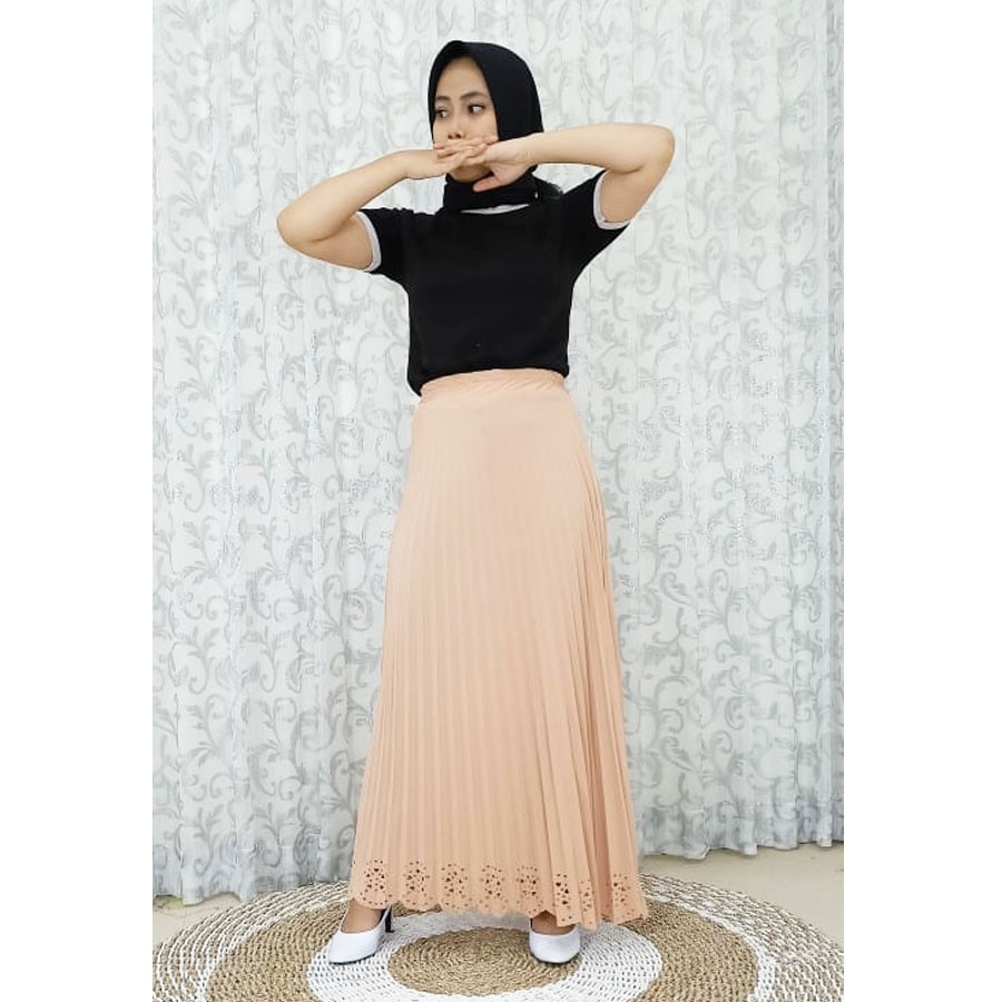 ROK PLISKET PON BAWAH MEWAH GL FASHION