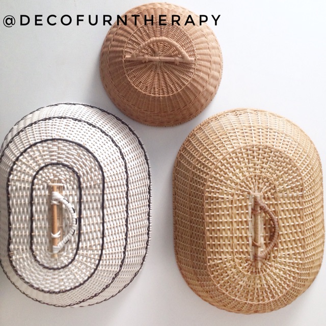 [EKSKLUSIF/ PILIHAN] Tudung Saji/Tutup nasi Tudung Nasi/Penutup Makanan Dapur Rotan