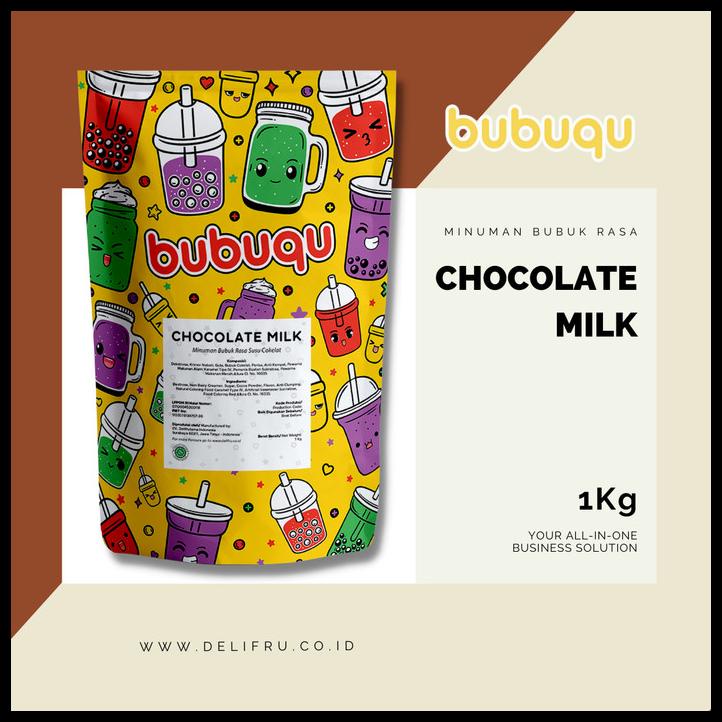 

Powder Drink Chocolate Milk Bubuqu - Bubuk Minuman Cokelat Susu