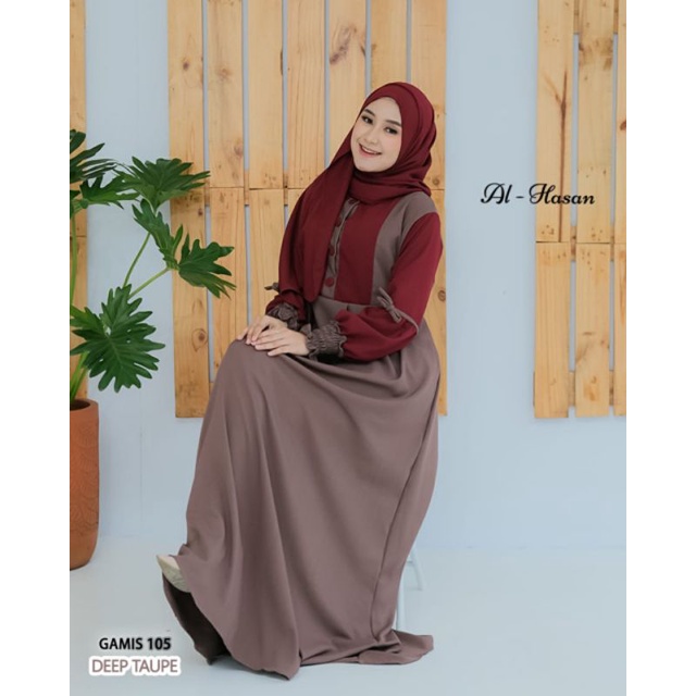 [ORIGINAL AL-HASAN COLLECTION] DRESS SET PASHMINA KODE 105 TERBESTSELLER