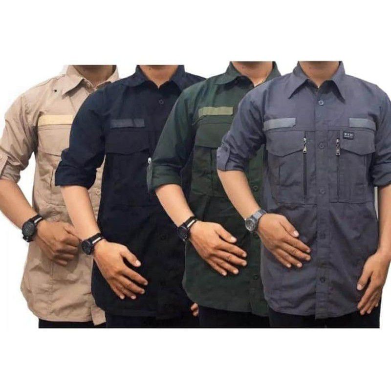 kemeja tactical lengan panjang baju tactical pdl tactical baju pdl tactical