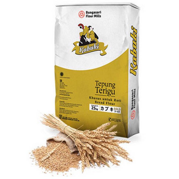 Kabuki Gold Tepung Terigu Khusus Untuk Roti 25 Kg