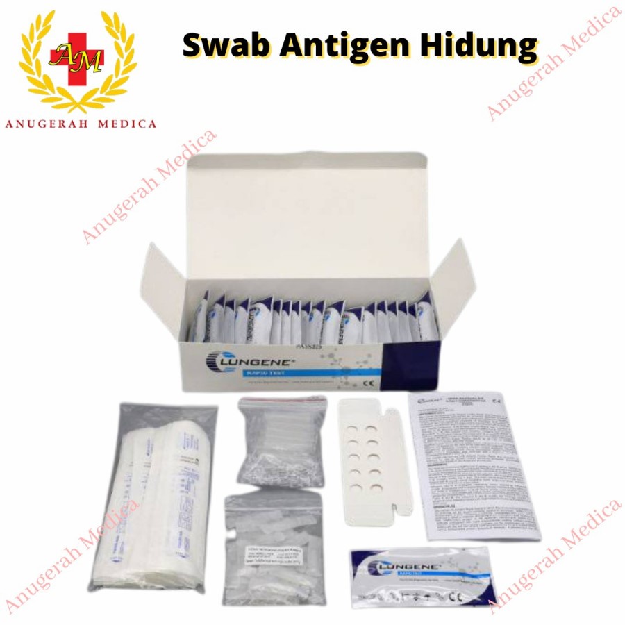 Swab Antigen Hidung Clungene Nasal Tes Antigen Hidung Lungene Eceran