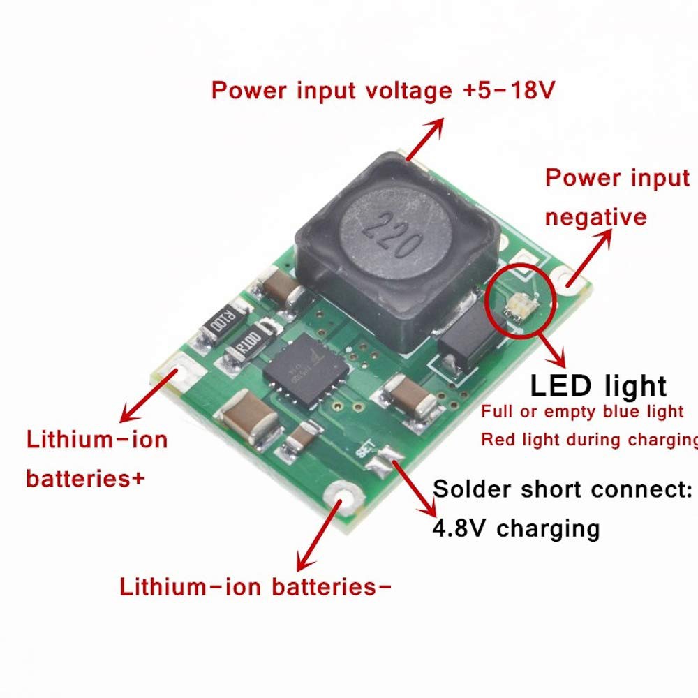 TP5100 2A Lithium Battery Charger Module 2 Mode 4.2V 1S &amp; 8.4V 2S