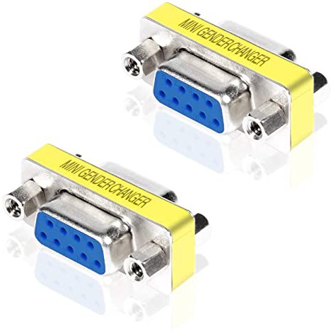 Connector Serial RS232 Db9 female-female - Konektor Gender mini Db-9 rs-232