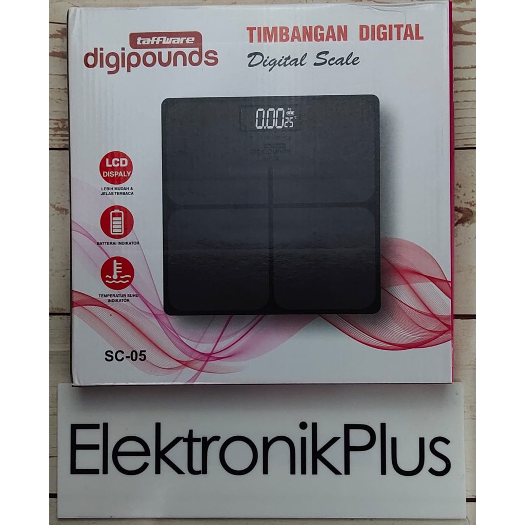 Timbangan Badan Digital Up To 180KG Sangat Akurat Original Digipounds X8 Bahan Kaca