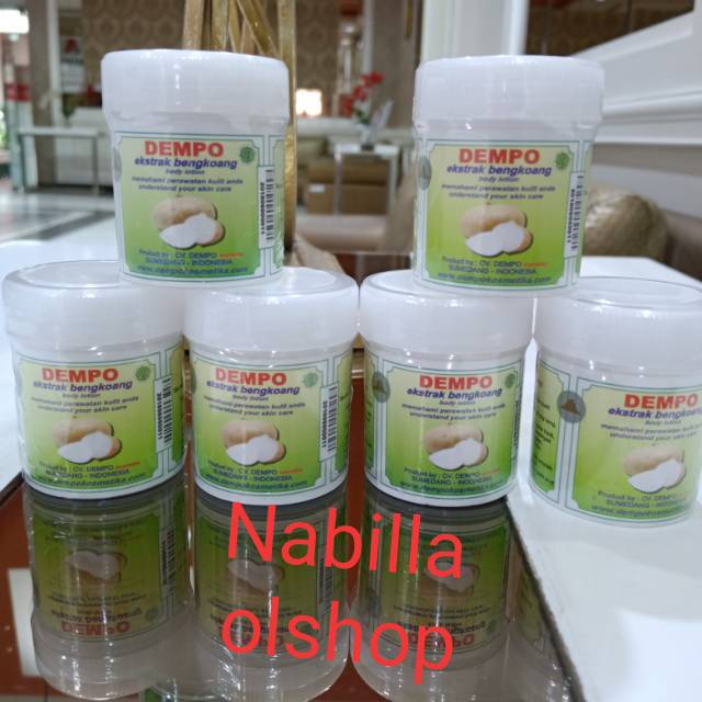 DEMPO SNOW WHITE EXTRA BENGKUANG BPOM (bersegel+ memutihkan kulit wajah secara alami