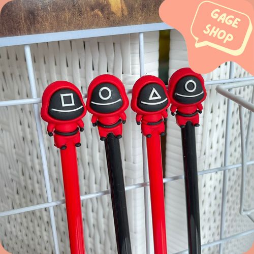 

pulpen bolpen gel pen gel squidgame (4/8/12 pcs) lucu pen ATK alat tulis kebutuhan anak sekolah imut bisa COD termurah bisa COD import