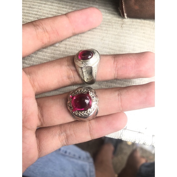 Batu Akik Merah Siam Bangkok Asli Tahan API