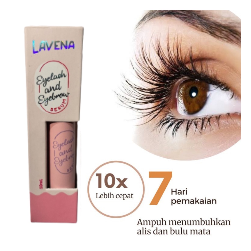 LAVENA EYELASH &amp; EYEBROW SERUM 10ML / SERUM BULU MATA &amp; ALIS - BPOM