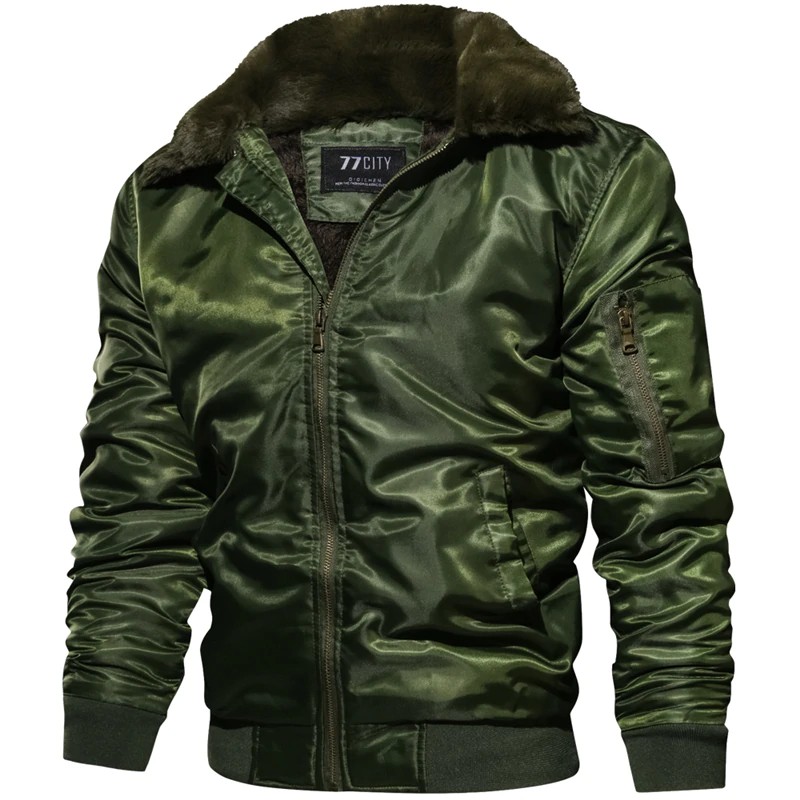 TERLARIS New Autumn Winter Jacket Men MA1 Tactical Pilot Bomber Jacket Men Warm Military Jacket