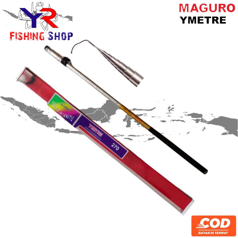 Joran Tegek MAGURO YMETRE Ukuran 270, 300, 360, 390, 450 #Joran Tegek #Tegek Carbon #Tegek Galatama 