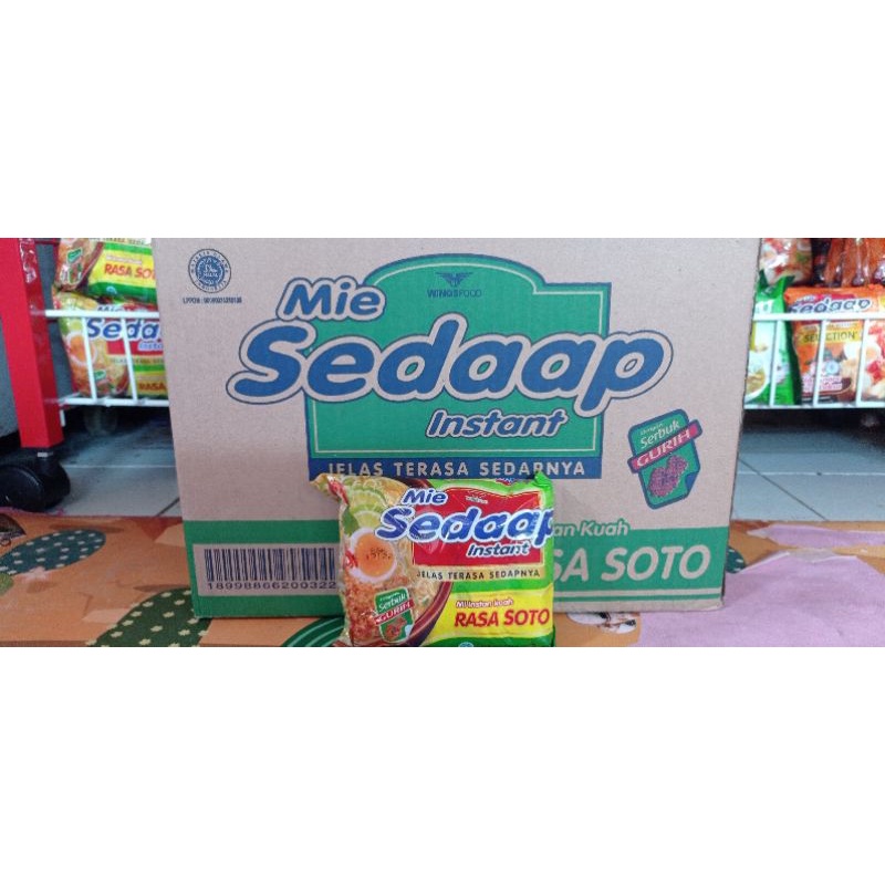 

Mie Sedaap Soto 75 gr × 40 pcs 1 Box / Dus