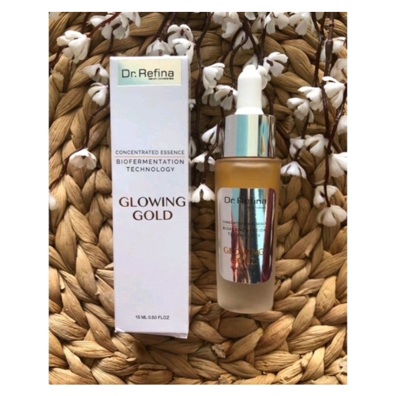 dr.refina glowing gold