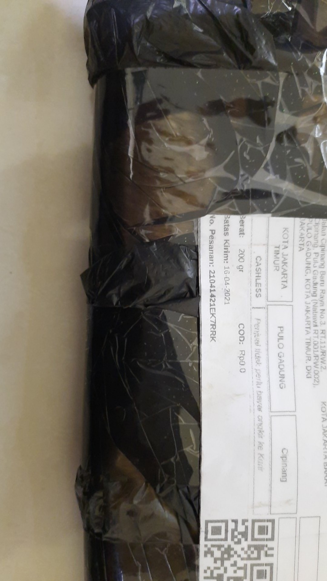 Plastik Parsel Transparan Putih Bening 1roll Isi 10lembar Ukuran 100x 100cm