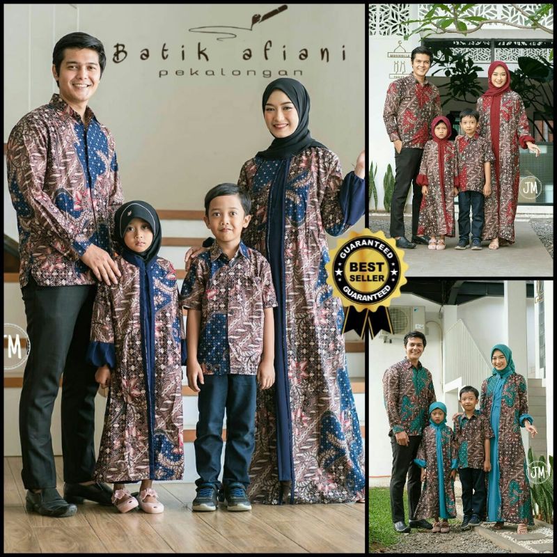 Maura Couple - Sania Ruffle Batik Couple Ori Ndoro Jowi DNT Garansi Termurah Shopee