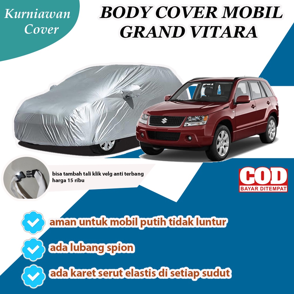 Cover Mobil /Cover Mobil grand vitara /sarung mobil grand vitara /vitara polyster/mobil grand vitara