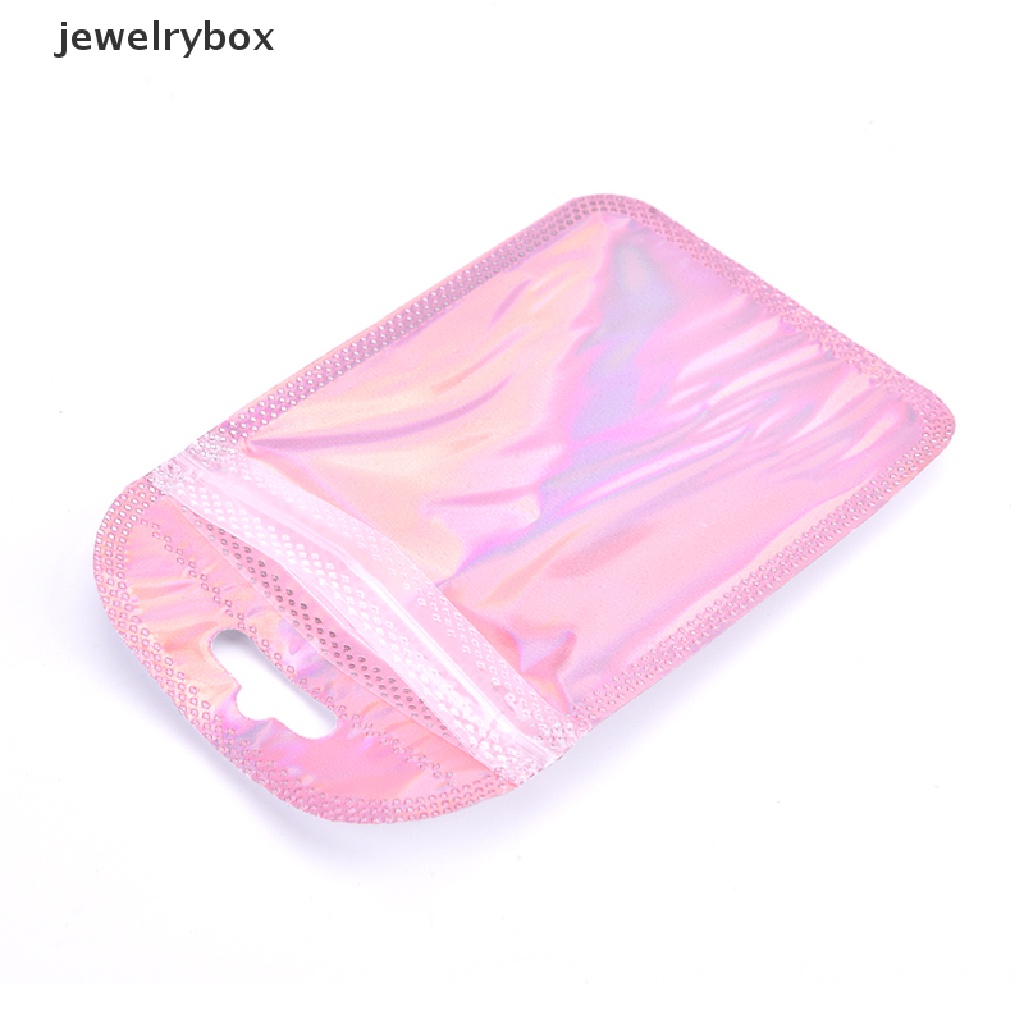 50 Pcs Tas Kemasan Kosmetik Mini 4 Gaya Laser Horaphic