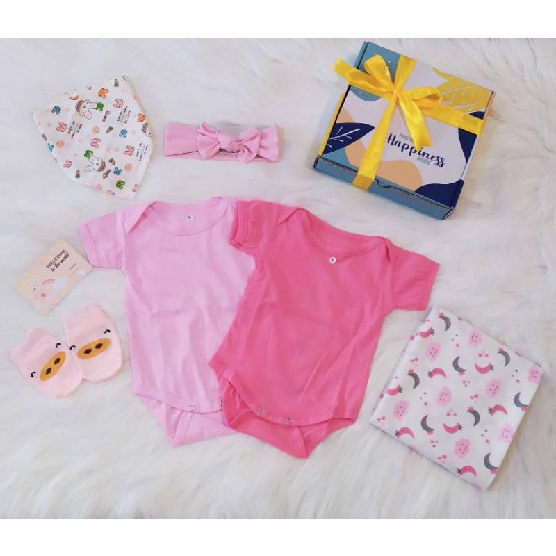 Hampers kado bayi/Baby gift set/Parcel kelahiran/set jumper bedong accesories-1