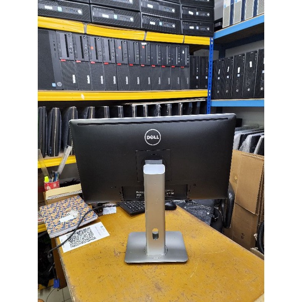 monitor dell 24 inch wide full hd kaki bisa naik turun vertikal