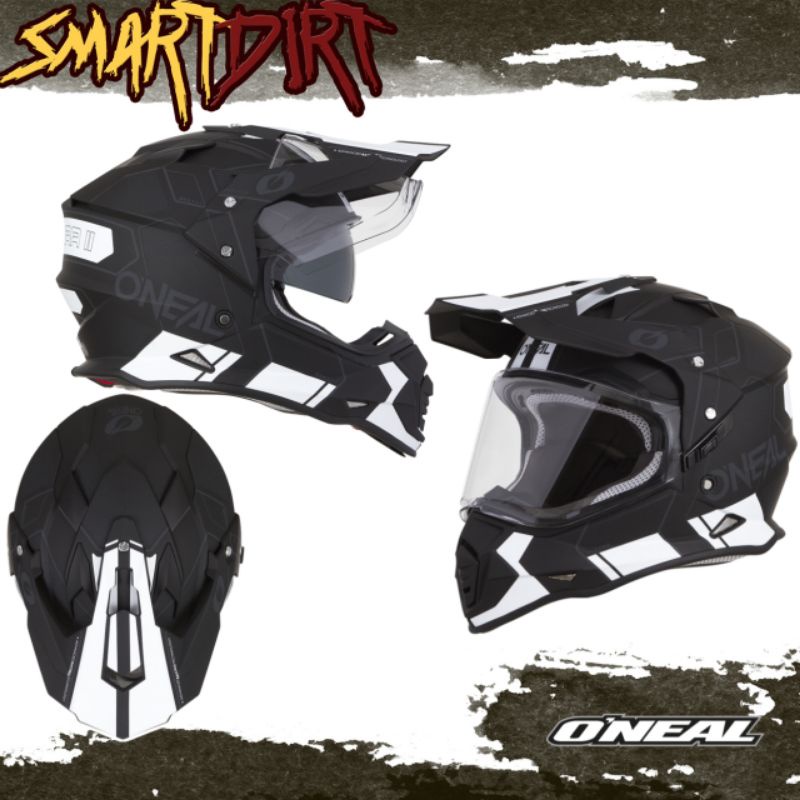 HELM ONEAL SIERRA 2 COMB BLACK WHITE HELM CROSS TOURING ONEAL SIERRA