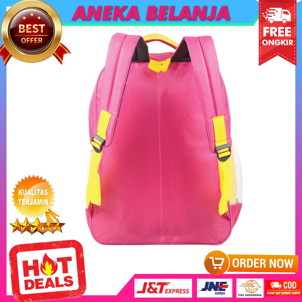 Stock Terbatas Tas Ransel Khusus Anak Cewek Berkualitas Terbaru Trendy Gambar Kartun Giraffe Stylish