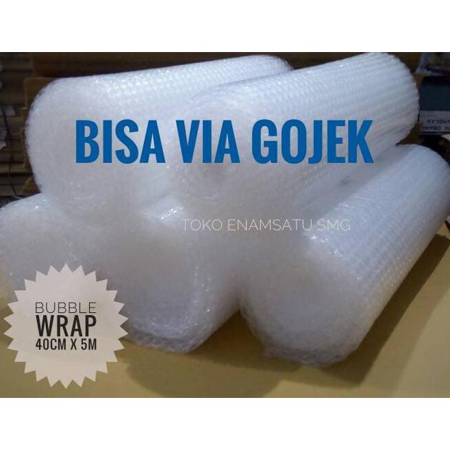 

Plastik Gelembung / BUBBLE WRAP potongan 40cm x 5meter TERBAIK