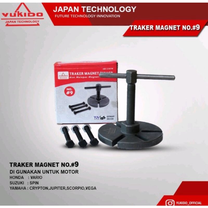 treker magnet/tracker maknet no 9 YUKIDO berkualitas