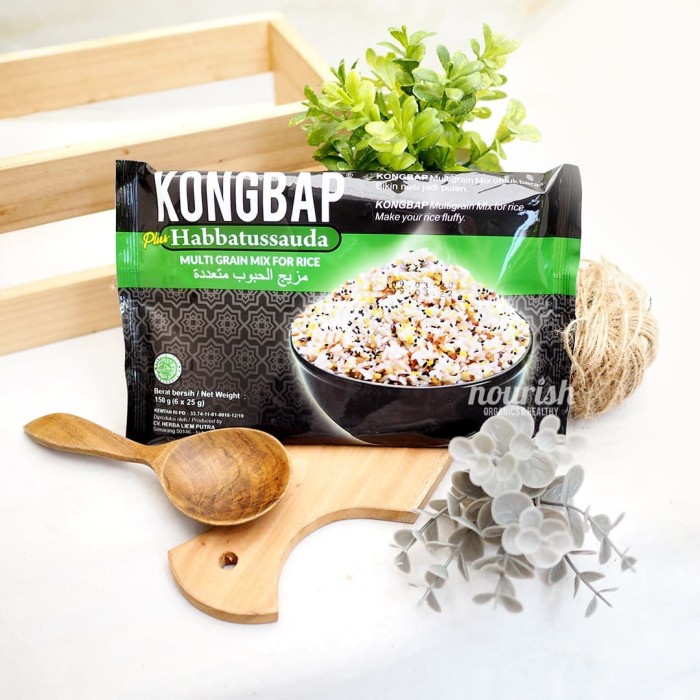 

Q1254521 Kongbap Multi Grain Mix Habbatussauda 150Gr (6X25 Gr) Dw51Sqs