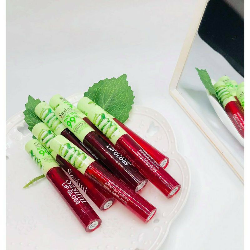 [1PCS] LIP TINT SASIMI ALOEVERA 99%