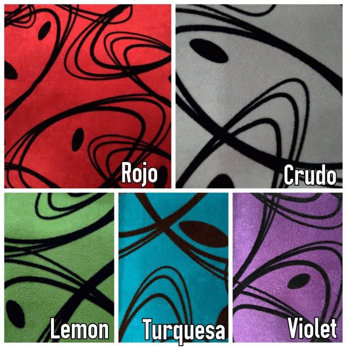 Kain Sofa / Kursi / Jok Admiral Motif Lingkaran Bulat - Eclipse ~ yst506